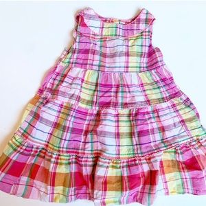 3t toddler girls plaid dress